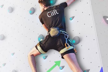 Clift wall climbing